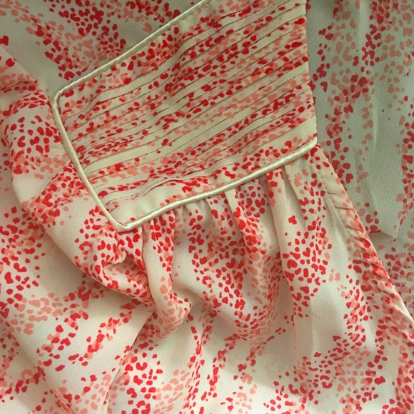 MANGO DRESS SHIRT Red-White size L - Picture 4 of 7